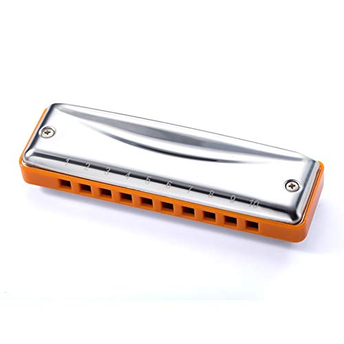 KIRANDIE Diatonic Harmonica Blues Organe de la Bouche Harp 10 Trous Clé Orange de C/D/E/F/G/A/BB Reed avec boîte à Bois… - Les Beatles, Paul McCartney, John Lennon, RIngo Starr, George Harrison KIRANDIE Diatonic Harmonica Blues Organe de la Bouche Harp 10 Trous Clé Orange de C/D/E/F/G/A/BB Reed avec boîte à Bois…