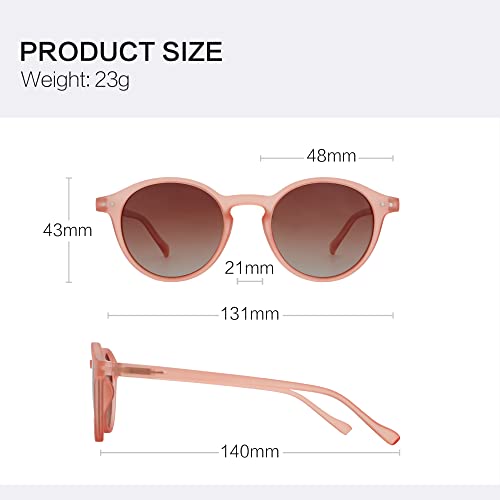 Image of ZENOTTIC Polarized Round Sunglasses, Stylish Sunglasses for Men and Women Retro Classic, Multi-Style Selection