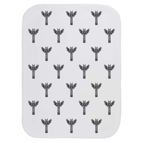 Azeeda 'Tribal Totem Pole ' Baby Burp/Wash Cloth (BC00031155)