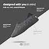 mahabis | Unisex Slippers | Classic Collection | Premium Comfort With Refined Design & Support | Supreme Wearability & Heat Controlled | 100% Wool Lining | Dark Grey & Black | Size 5.5-6 #2