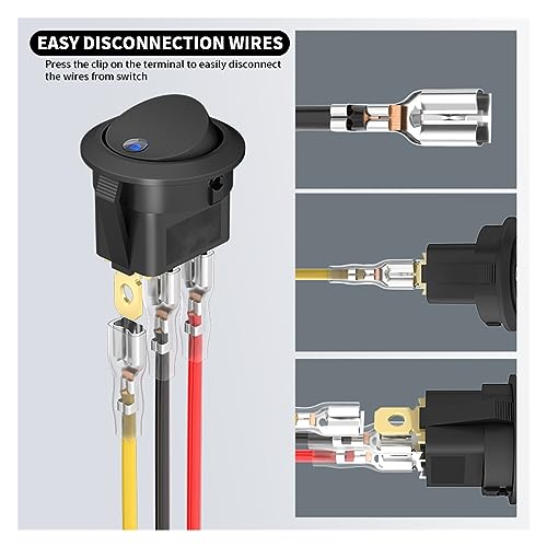 Interrupteur à bascule résistant aux vibrations pour sécuriser vos équipements électriques 12V