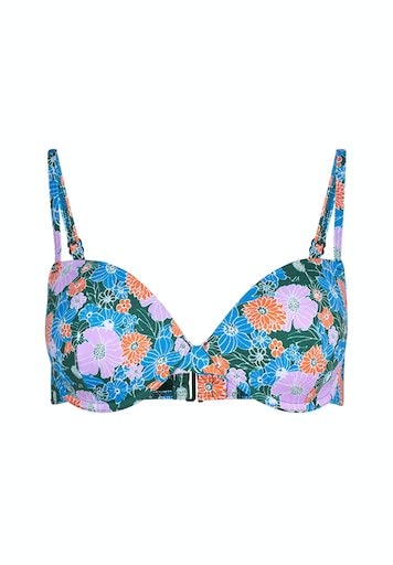 Skiny Women's Sea Lovers Bikini, Botanical Green Flowers, Regular, Botanical Green Flowers, 32A