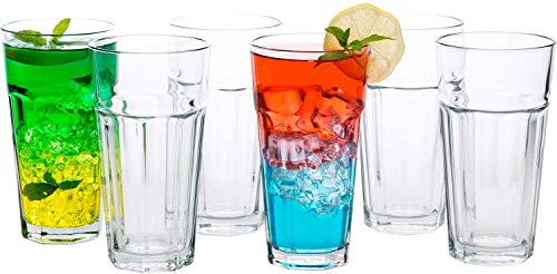 Image of criterion (Pack of 12 350 ML Water Glass Tumbler Highball Glasses Clear Iced Tea and Glasses for Drinking Cocktail, Juice, Milkshake (12)