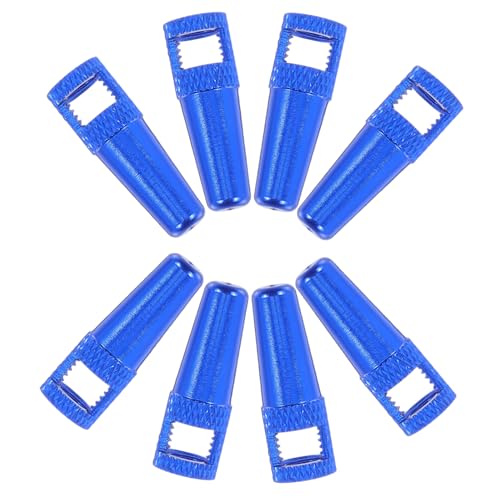 Beavorty 8pcs Tapas para Válvula de Bicicleta de Aleación de Aluminio Estilo Francés con Orificios de Ventilación para Neumáticos de Bicicleta de Carretera y Montaña