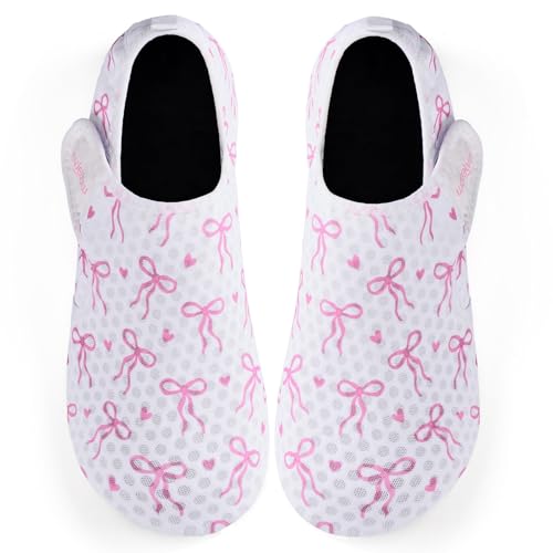 Image of WateLves Water Shoes for Women Men Swim Beach Aqua Socks Quick Dry Barefoot House Slippers Travel Shoes with Adjustable Magic Tape for Pool Diving Boating Yoga Surf