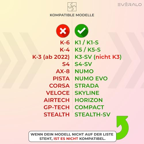 Everalo Kompatibel mit Agv K1 Visier - K3sv - K5 - K5s - K1s - S4sv - Horizon - Skyline - Strada - Stealth sv - Compact - Helmvisier Aftermarket Pinlock Ready (Verspiegelt)