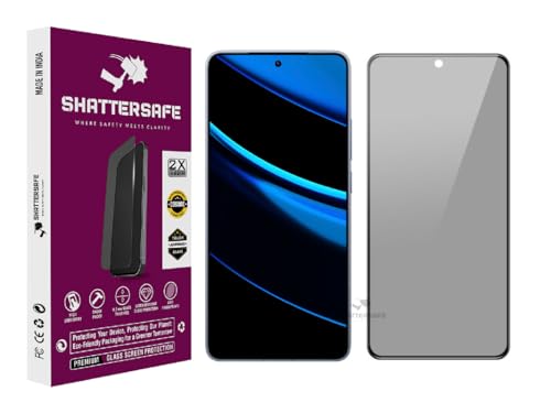 Image of Anti-Spy Privacy Tempered Glass Compatible For Poco F7 Pro / F7 Ultra / M7 Pro 5G [Pack of 1]. Anti-Scratch, Edge-to-Edge Protection With Easy Installation Kit & Case Friendly Fit.