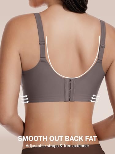 Image of habibee Jelly Bra for Women No Underwire Comfort Seamless Bras Push Up Wireless Bras Full Coverage Bralettes