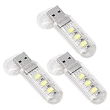 Utilisation USB sans tracas : fonctionne à partir de n'importe quel port USB 5 V pour une lumière immédiate, adapté pour la lecture de nuit, le camping, les voyages, la visibilité du clavier et l'éclairage de petites zones.
