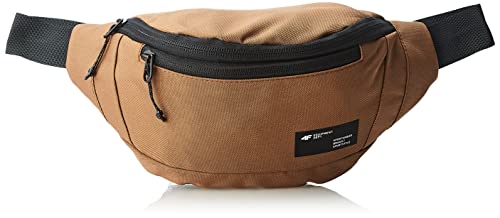 4F Waist Bag M027, Uomo, Marrone Chiaro, Talla Única