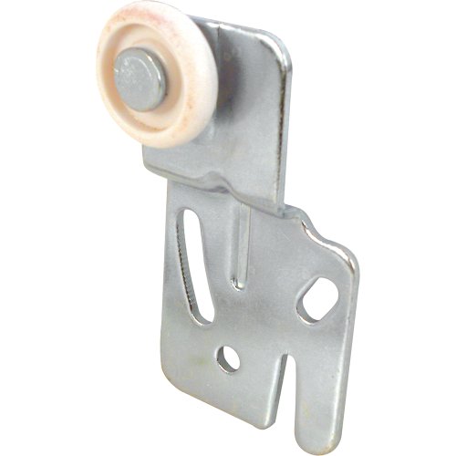 Prime-Line N 6500 Front Closet Door Roller with 1/4 in. Offset and 7/8 in. Nylon Wheel (Single Pack), Mill