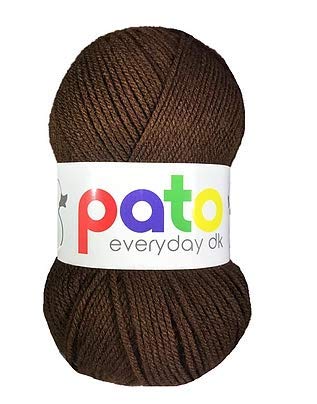 Cygnet Yarn Double Knitting Yarn Pack of 5 Pato Dk 5x100g Chocolate 979