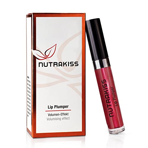 Nutrakiss Lip Plumper „Red“ – Natürlicher Lip Booster mit Niacin (Vitamin B3) I Liquid Lipstick I Lippen Plumper I Lippenstift für volle Lippen I Made in Germany I 5ml