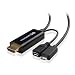 Cable Matters Micro USB SlimPort (MyDP) to HDMI 6 Foot Cable with 6 Foot USB Charging Cable
