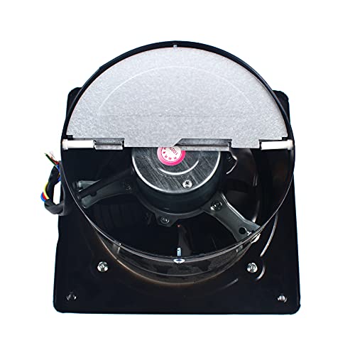 Dnysysj 7 Inch High Airflow Exhaust Fan, 110V 50W 2800 Rpm Noise-Free, Explosion-Proof Ventilation Extractor Fan Axial Fan For Kitchen Warehouse And Workshop, Black Stainless Steel #TOP5