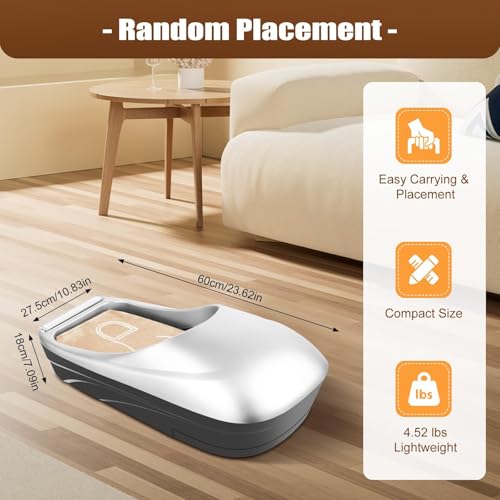 Dispensador automático de la cubierta del zapato, máquina de la película impermeable desechable accionada por el pedal manual para la oficina en casa, incluye el rollo del PE del recuento 500, solució