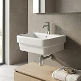Lavabo in ceramica 60x45 cm bianco con troppopieno – Virginia | Dolomite