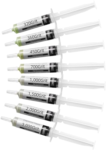 Finisolva 8 Pack Diamond Polishing Paste Kit 3,000 to 320 Grit with Different Genuine Concentrations...