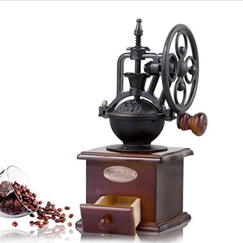 SXLCKJ Manuelle Kaffeemühlen Retro Riesenrad Handschlagmühle Kaffeemühle Manuelle Mühle Keramik P(Crusher)