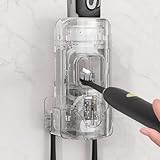 Automatic Toothpaste Dispenser Wall Mounted - Hands-Free Toothpaste Squeezer with 3 Speed Settings, 2 Toothbrush Holders & Strong Adhesive - Smart Bathroom Organizer for Kids and Adults