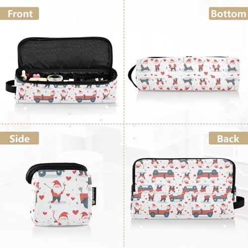 Bolsa organizadora de viaje para herramientas de cabello resistente al calor de mármol para planchas, rizadores y cuidado capilar miniatura 5