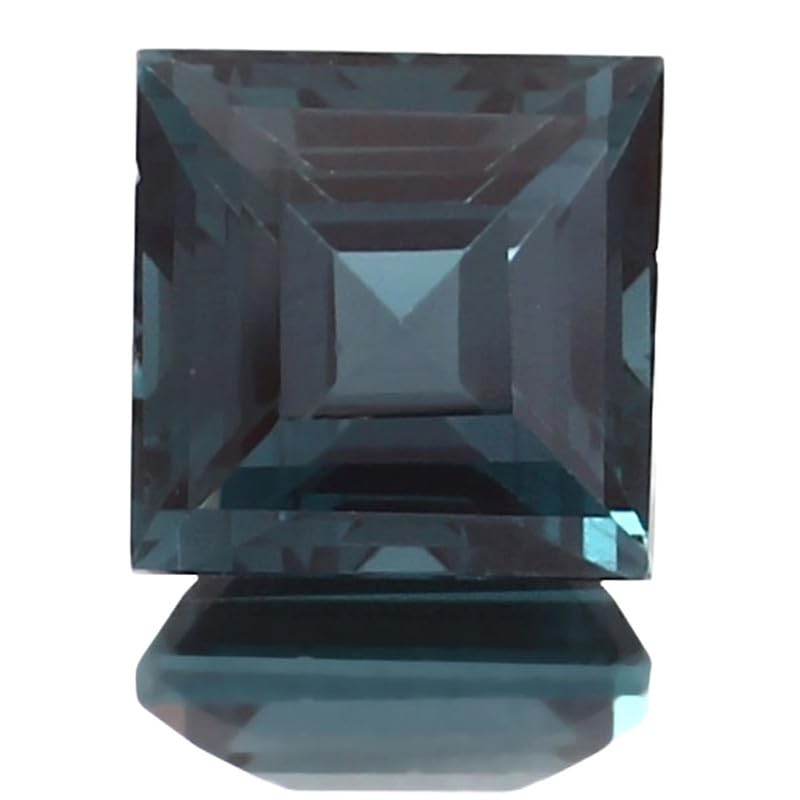 Tourmaline bleue verte taillée sans défaut de 11mm pour remplacer une pierre perdue