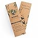Wowe Lifestyle Natural Organic Bamboo Toothbrush Wood, Ergonomic Biodegradable Handle, Soft BPA Free Bristles, Pack of 4