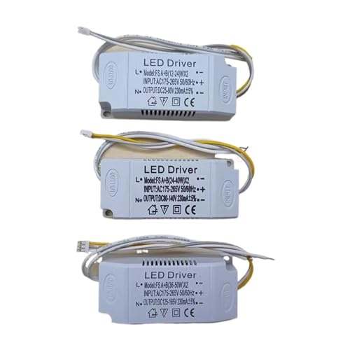 Driver LED 36-50W 240mA transformateur pour plafonnier 3 couleurs