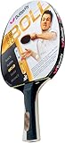 ITTF zugelassen Butterfly Addoy Gummi mit 1,5 mm Schwamm rot und schwarz