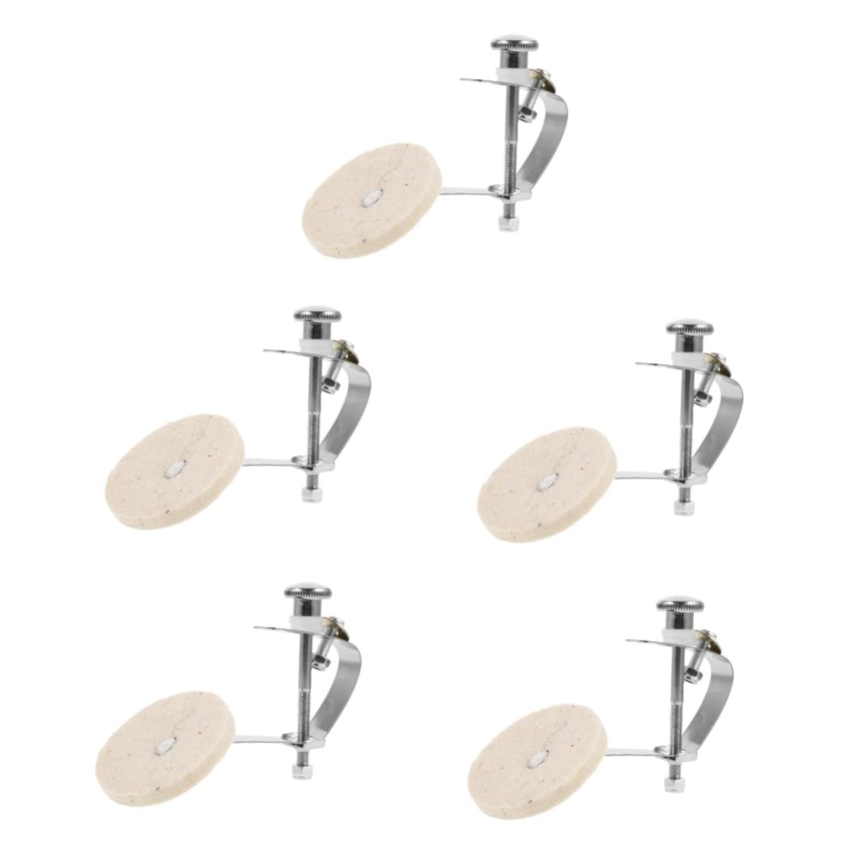 UPKOCH Accessori Per Sordine Per Rullante Smorzatore Del Rullante Pastiglie Di Silenziatore Ammortizzanti Drum Pad Di Controllo Del Tono in Metallo Tamburo Muto Ferro Argentato Beige