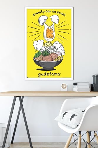 Gudetama poster mural design flottant effet minimaliste