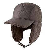 Gardez Le Visage/Cou Au Chaud Par Temps Troid: doté d'un cache-oreilles et d'un couvre-cou de 16 cm de long, ce casquette homme assure la chaleur de votre visage et de votre cou. De plus, la mentonnière réglable maintient le cache-oreilles près de votre visage/menton même en cas de vent fort et froid