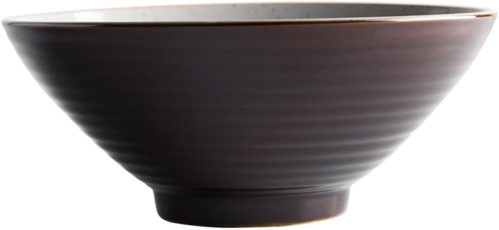Ramen Bowl Household Ceramic Large Noodle Soup Creative Restaurant Beef Eating(E)