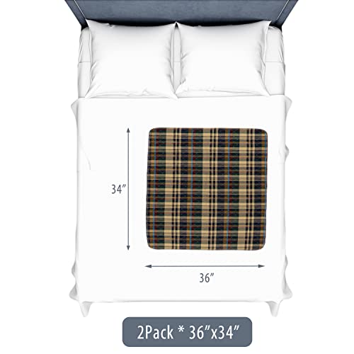 Non-Slip Bed Pad(34 X 36|2 Pack),Waterproof Bed Pads, Kids Washable Incontinence Bed Pads For Kids #TOP1