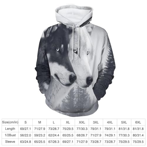 Pull de course décontracté et respirant à motif loup pour le sport - 3