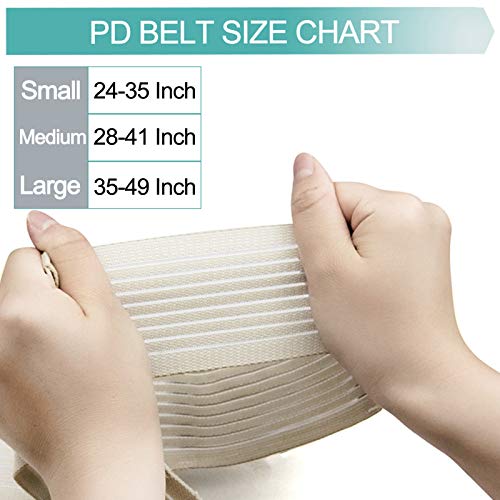 Breathable Peritoneal Dialysis Belt Stretch G/Peg Feeding Tube Holder Pd Catheter Covers Bag Drainage Abdominal Fixation Medical Nursing Supplies, Medium(28-41 Inch) Beige #TOP3
