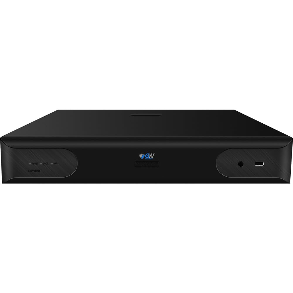 GW Security 32 Channel 8MP 4K 5-in-1 HD-TVI CVI AHD CVBs Hybrid DVR Video Recorder Alone Support Face/Human/Vehicle Smart AI Detections, 8TB Hard Drive (GW4032XVR 8TB)