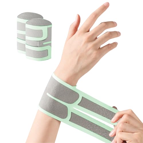 手首 サポーター 腱鞘 関節 固定【セグメント加圧/自由に調節でき 】 自由に調節でき 手首用サポーター 超薄型 軽量 吸汗速乾 二重加圧固定 スポーツ 家事 育児 パソコン/スマホ操作 男女兼用 (2, 緑)
