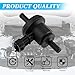 CHRYMUM Car Vapor Canister Purge Valve Solenoid, Automotive Vapor Canister Emission Purge Valves Solenoid with OEM Replacement 2891026900, 28910-26900, 911-808, Universal for Vehicles SUVs