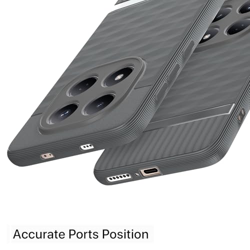 Image of Pikkme Back Cover for Redmi Note 15 Pro 5G Camera Protection 3D Hexa Cube Design Silicone Protective Bumper Case (Grey)