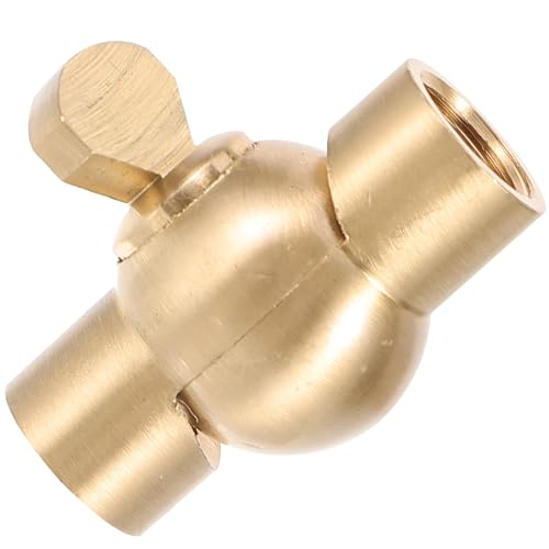 Ipetboom Adaptador para Lámparas Colgantes Mango, Conexión Rosca Interna M10, Articulación Giratoria 180° de Cobre, Accesorio para Apliques de Pared, Herramienta para Lámparas de Techo