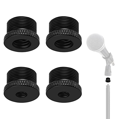 Mikrofonständer Adapter 4 Stück 5/8 Männlich auf 3/8 Weiblich und 5/8 Männlich auf 1/4 Weiblich...