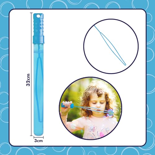 abeec Giant Bubble Swords, Wands - Garden Toys For Kids - Bubble Wands Multipack - Party Bag Fillers - Pack Of 24 Bubble Swords For Children - Image 3