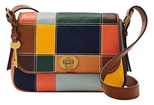 Preisvergleich Produktbild Fossil Harper Small Crossbody S Brown Patchwork