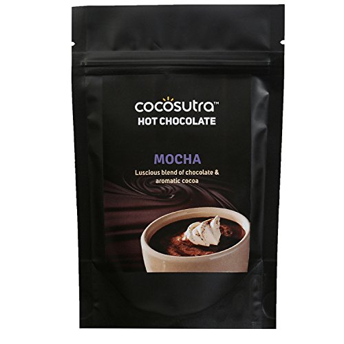 Image of Cocosutra Mocha Drinking Chocolate Mix, 100g | Hot or Cold | Vegan & Gluten Free | No Preservatives | Serves 5 Cups (Pack of 2)