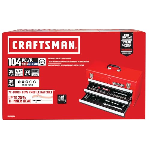 CRAFTSMAN 104Pc Mechanic Tool Set (CMMT45104) by CRAFTSMAN - Image 6