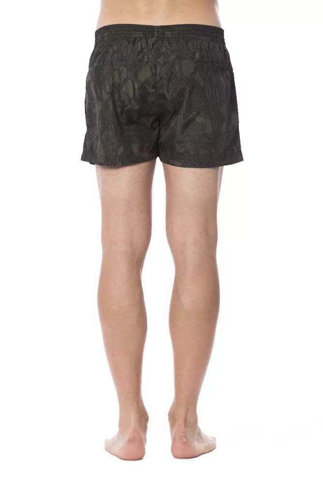 Roberto Cavalli Beachwear - Bañador tipo bóxer Militar L