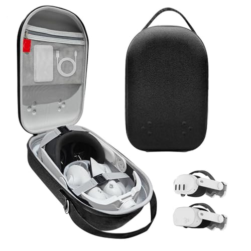 Meta Quest 3S/Meta Quest 3/Quest 2 �Ή� ���[�P�[�X �L�������O�P�[�X �ی�P�[�X �g�їp�o�b�N�p�b�N �ϏՌ� �����^�т₷��