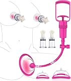 Muschipumpe Vagina Pumpe Kit mit 2 Nippelsauger für Frauen, BDSM Sex Spielzeug für die Frauen Paare Extrem, Pussy Klitoris Sexspielzeug Solo, Sextoysets für Paare Sex Nippelsauger