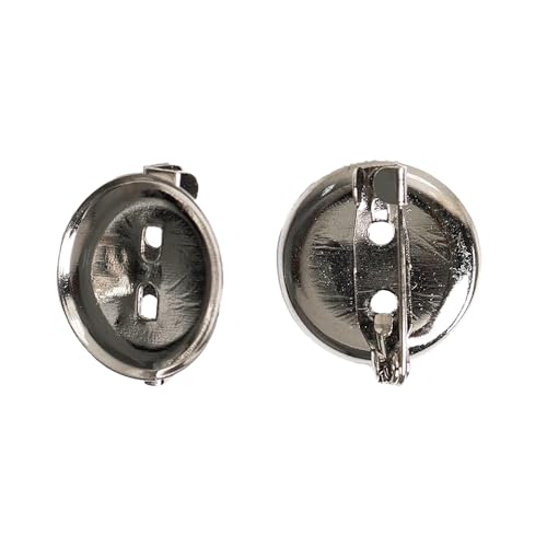 Image of FURE Metal Brooch Pins - 2cm (Rhodium) - Pack of 25 Pieces